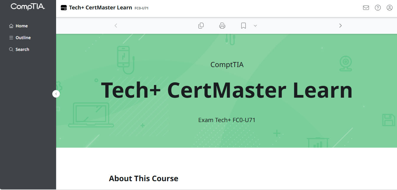 Hot Deal ! CertMaster Learn – Tech+ (V6) – (New Account ) 2-Month Access (