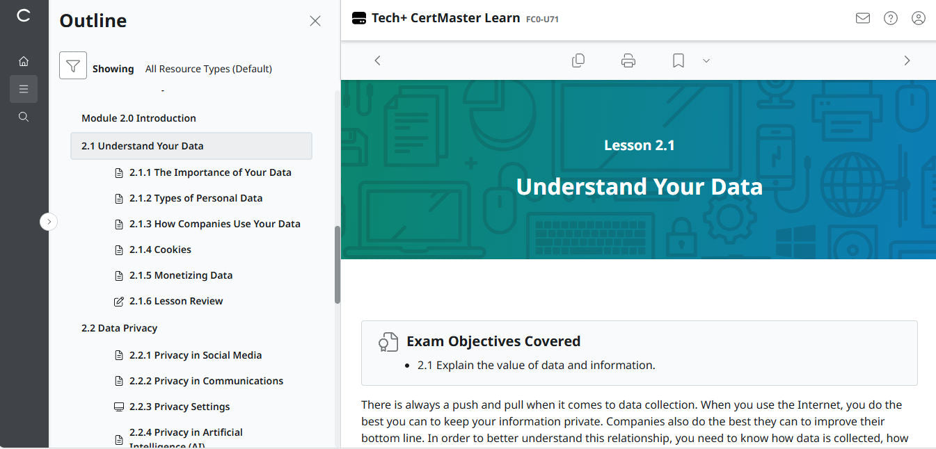 Hot Deal ! CertMaster Learn – Tech+ (V6) – (New Account ) 2-Month Access (
