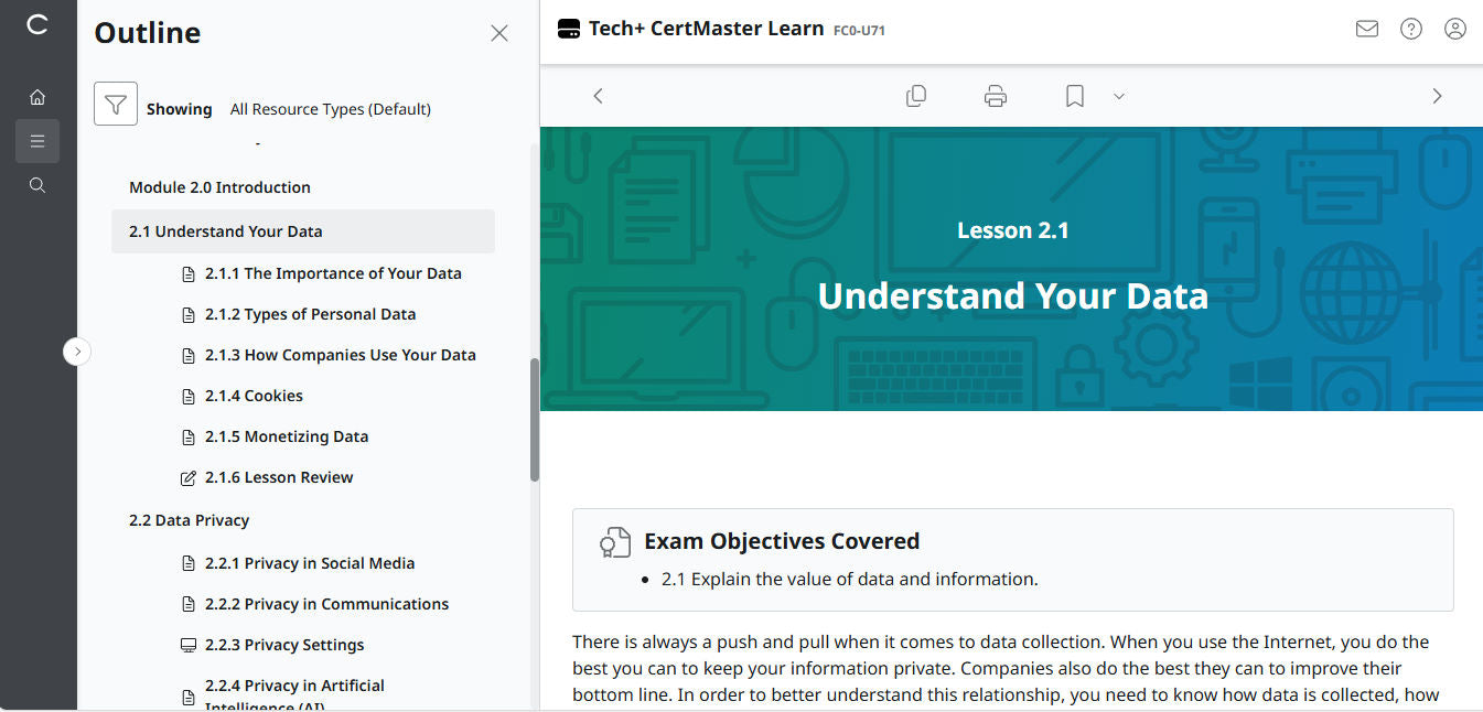 Hot Deal ! CertMaster Learn – Tech+ (V6) – (New Account ) 2-Month Access (
