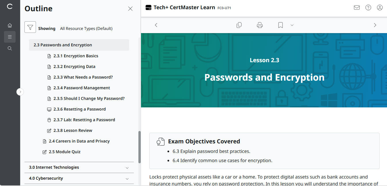 Hot Deal ! CertMaster Learn – Tech+ (V6) – (New Account ) 2-Month Access (