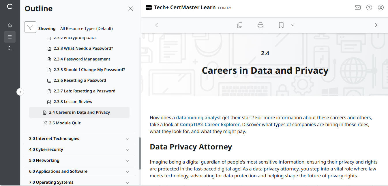 Hot Deal ! CertMaster Learn – Tech+ (V6) – (New Account ) 2-Month Access (
