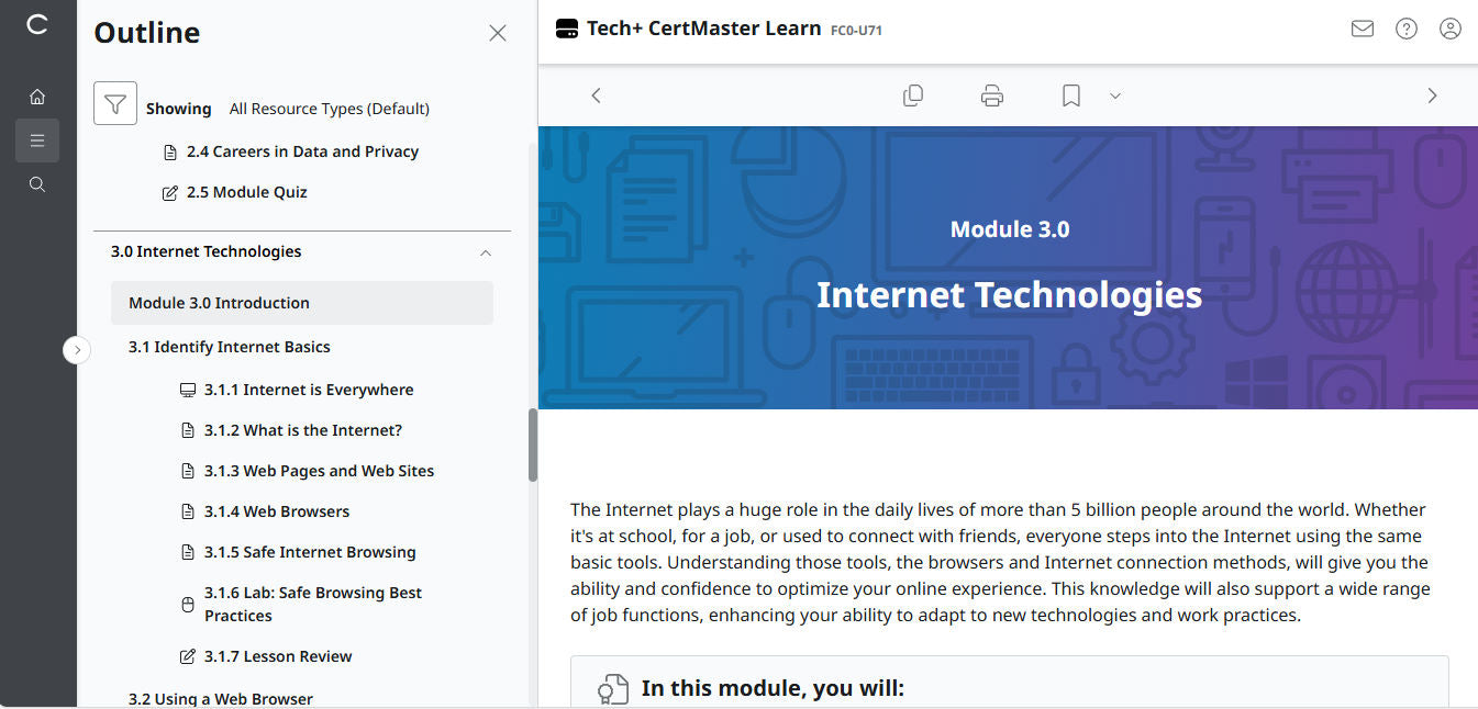 Hot Deal ! CertMaster Learn – Tech+ (V6) – (New Account ) 2-Month Access (