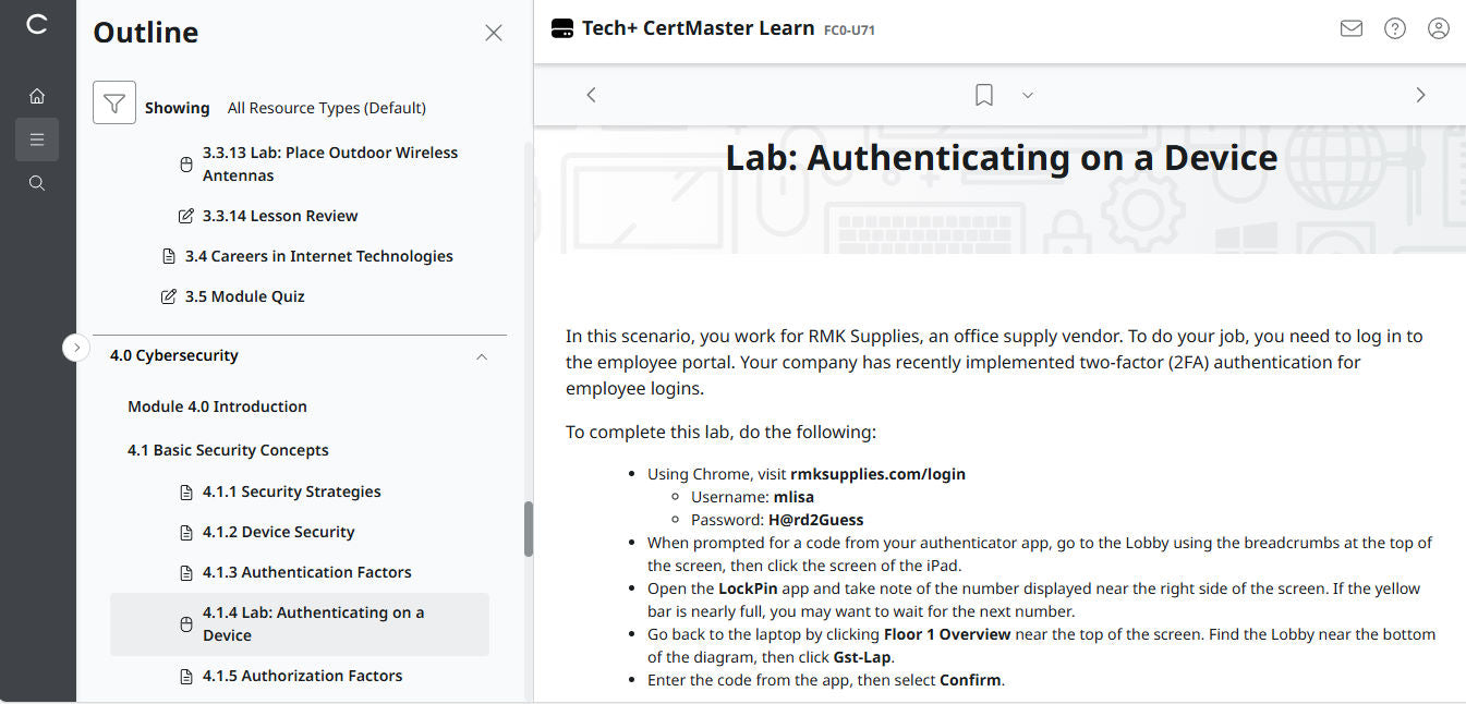 Hot Deal ! CertMaster Learn – Tech+ (V6) – (New Account ) 2-Month Access (