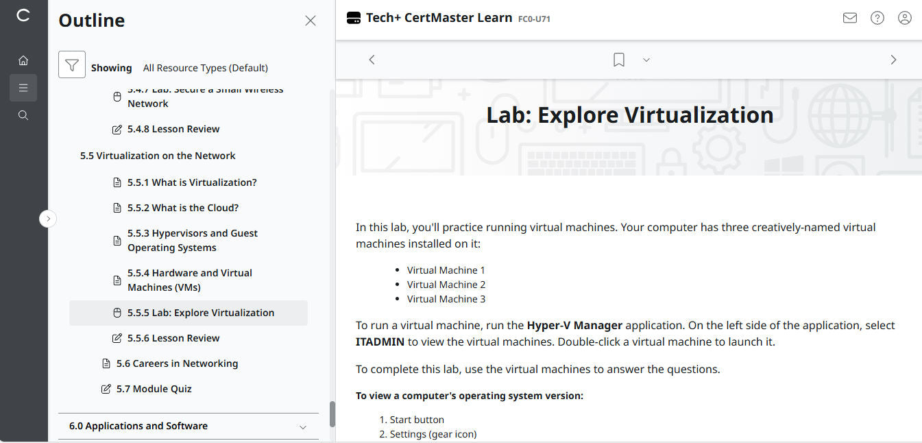 Hot Deal ! CertMaster Learn – Tech+ (V6) – (New Account ) 2-Month Access (