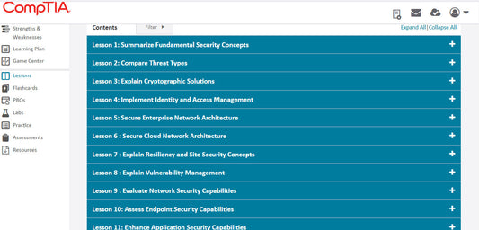 CompTIA Security+ CertMaster Learn + Labs (SY0-701)