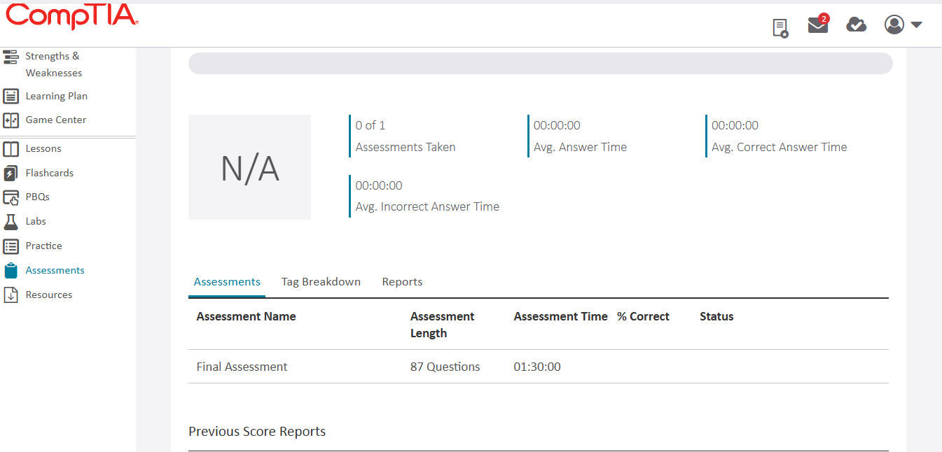 ベストオファー (SY0-701) - CompTIA Security+ CertMaster Learn + Labs (3ヶ月)