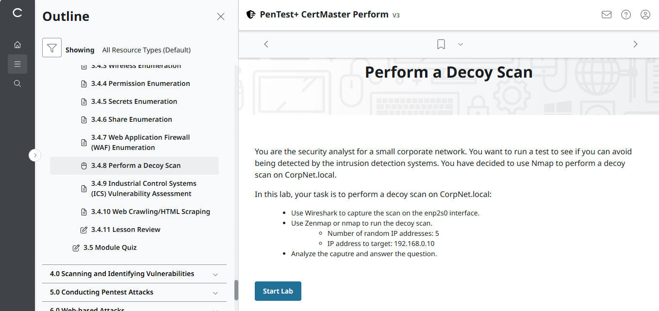 CertMaster Perform CompTIA PenTest+ PT0-003 (V3) (3 Month Access)