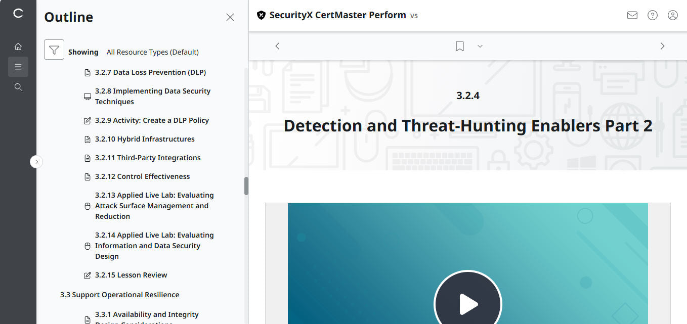 CertMaster Perform for CompTIA SecurityX (CASP+) CAS-005 3ヶ月アクセス(🛒特別オファー)