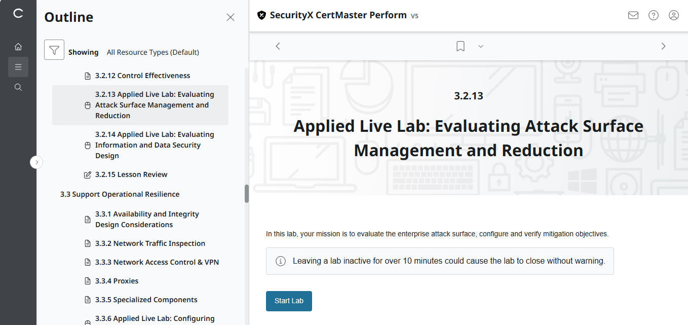 CertMaster Perform für CompTIA SecurityX (CASP+) CAS-005 3-Monats-Zugang (🛒Sonderangebot)
