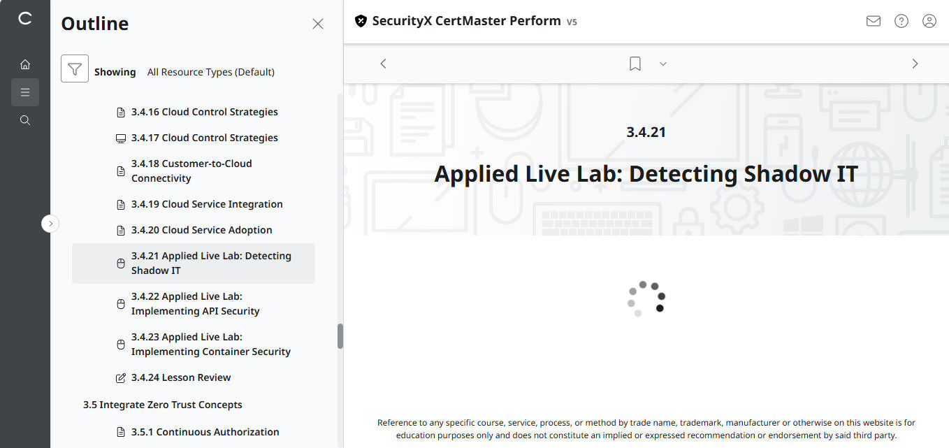 CertMaster Perform for CompTIA SecurityX (CASP+) CAS-005 3ヶ月アクセス(🛒特別オファー)