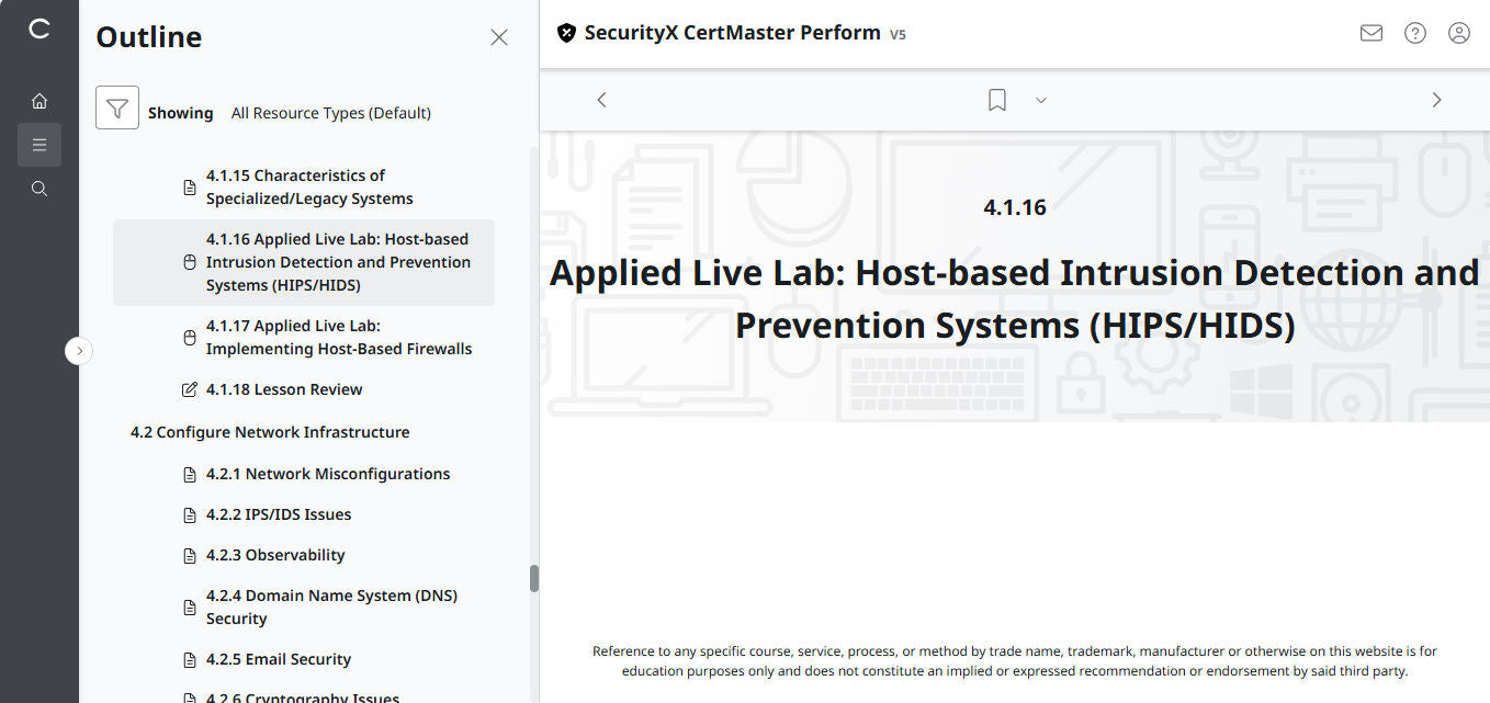 CertMaster Perform for CompTIA SecurityX (CASP+) CAS-005 3ヶ月アクセス(🛒特別オファー)