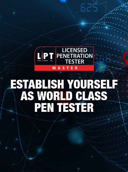 EC-Council LPT  (Licensed Penetration Tester (Master) | LPT (Master) – Official eCourseware + iLab 6 Months + 30-Day Cyber Range + Exam Voucher