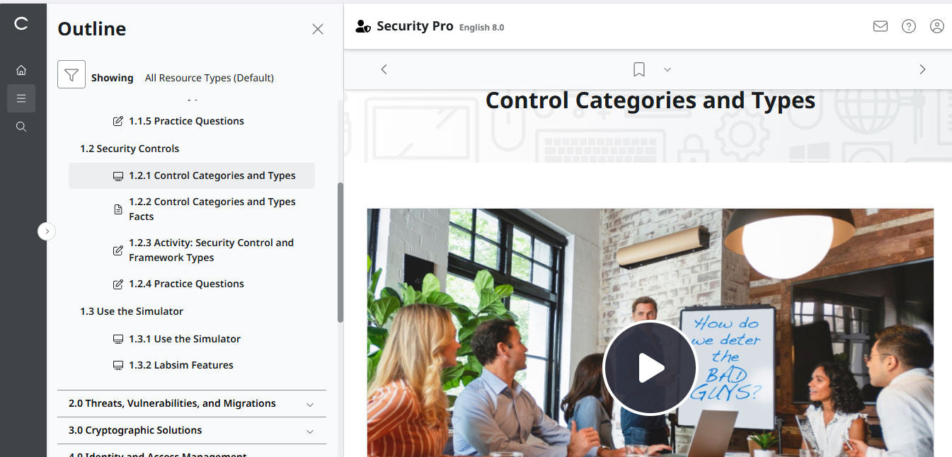 TestOut Security Pro สำหรับ Security+ (SY0-701) - สิทธิ์เข้าใช้งาน 12 เดือน