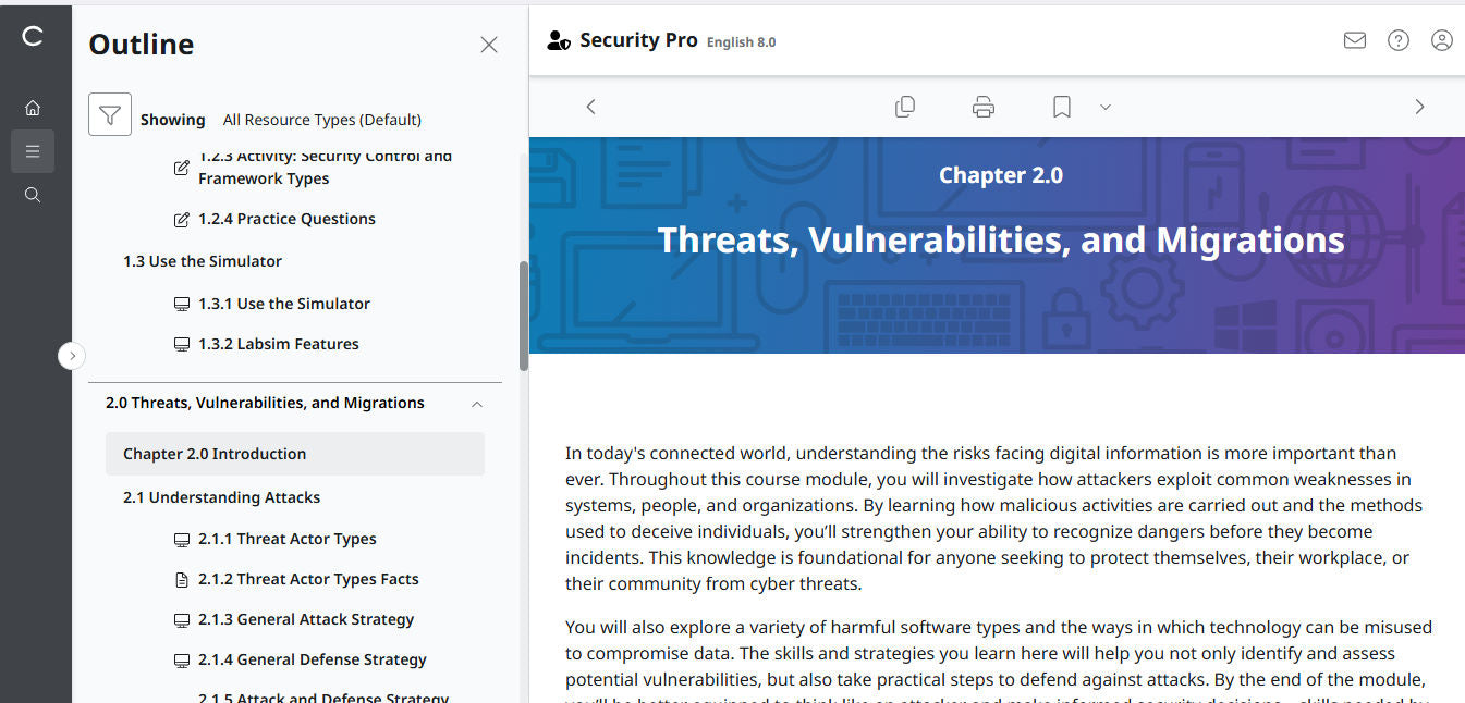 TestOut Security Pro สำหรับ Security+ (SY0-701) - สิทธิ์เข้าใช้งาน 12 เดือน