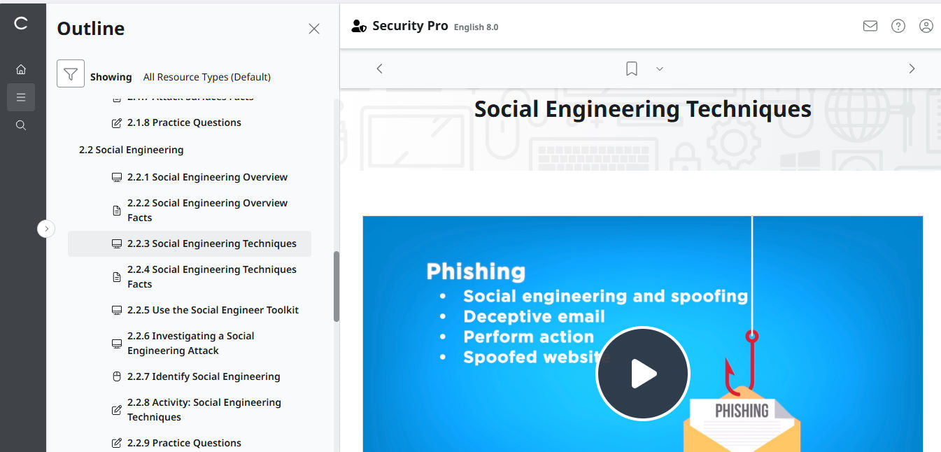 TestOut Security Pro สำหรับ Security+ (SY0-701) - สิทธิ์เข้าใช้งาน 12 เดือน