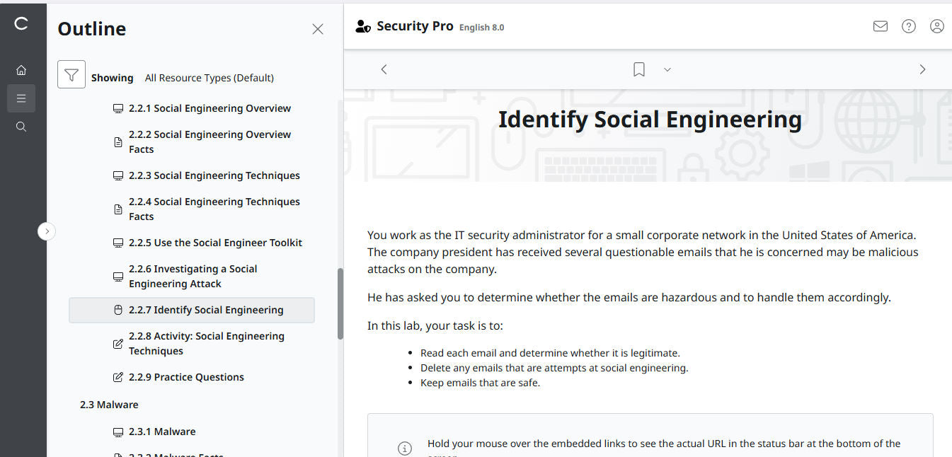 TestOut Security Pro สำหรับ Security+ (SY0-701) - สิทธิ์เข้าใช้งาน 12 เดือน