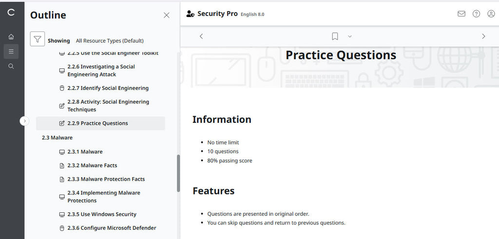 TestOut Security Pro for Security+ (SY0-701) -  Individual License : 12 Month Access