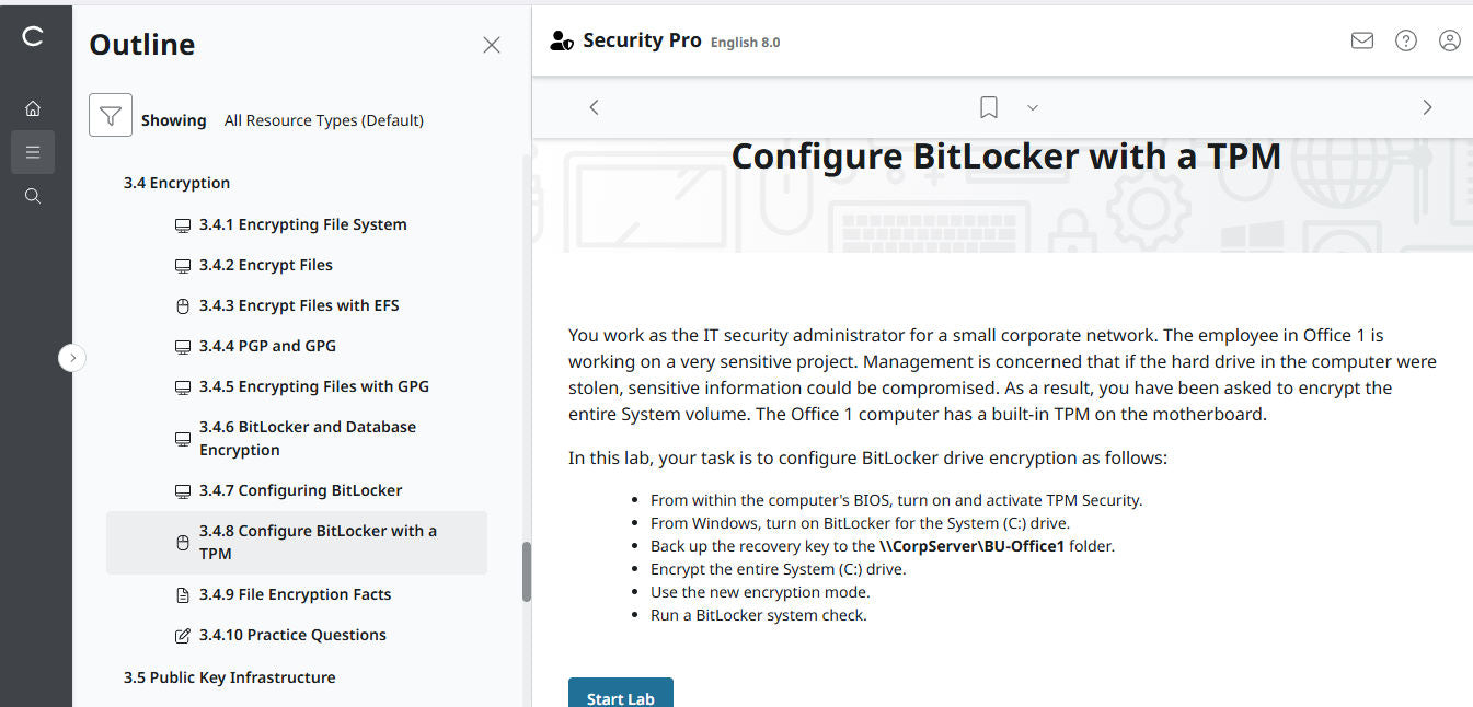 TestOut Security Pro สำหรับ Security+ (SY0-701) - สิทธิ์เข้าใช้งาน 12 เดือน