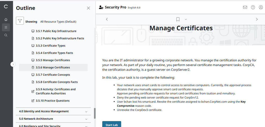 TestOut Security Pro for Security+ (SY0-701) - 12ヶ月アクセス