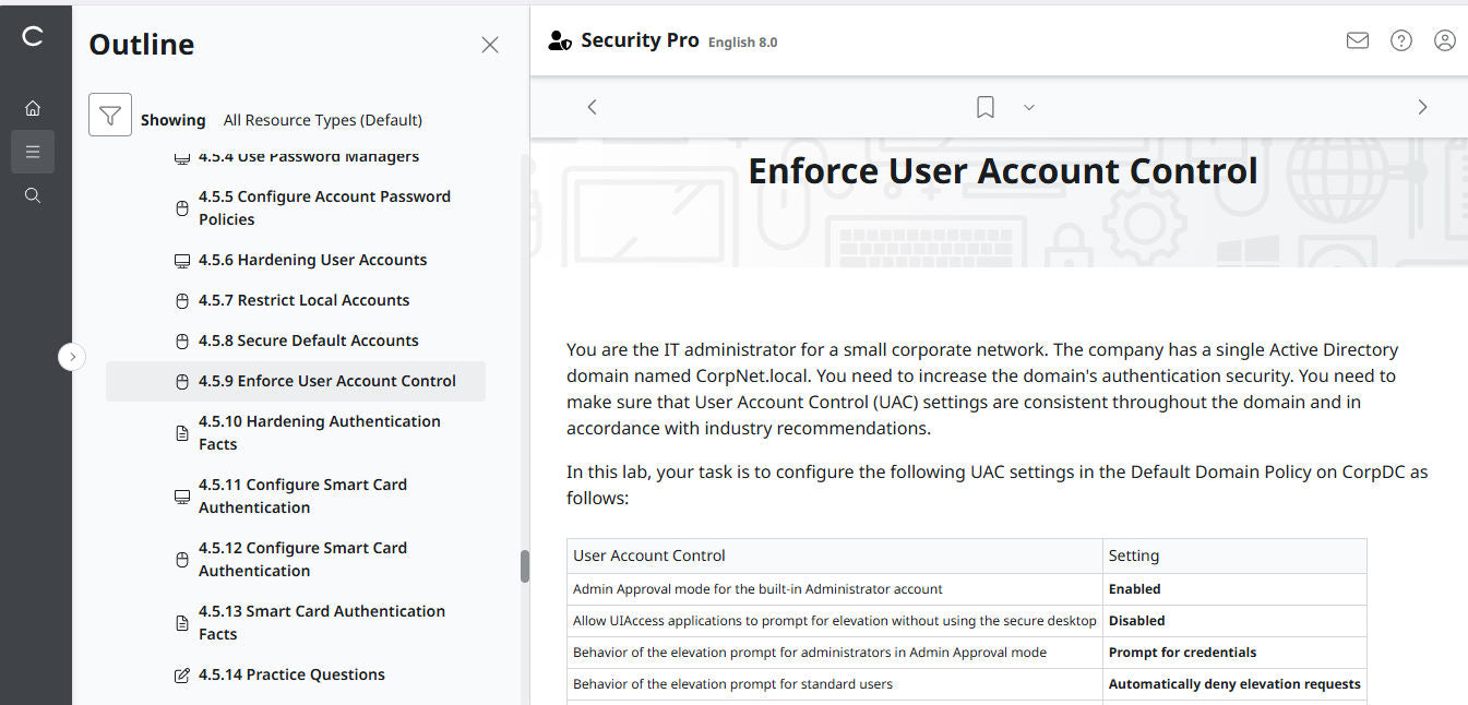 TestOut Security Pro สำหรับ Security+ (SY0-701) - สิทธิ์เข้าใช้งาน 12 เดือน