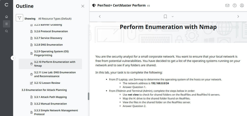 CompTIA PenTest+ CertMaster Perform PT0-003 (V3)