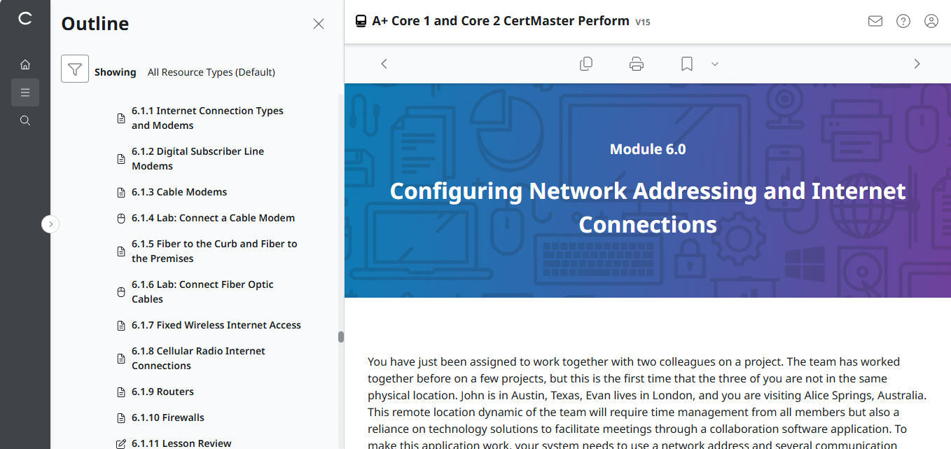 CompTIA A+ Core 1 &amp; 2 CertMaster Perform (V15) (4ヶ月アクセス) (🛒特別オファー)