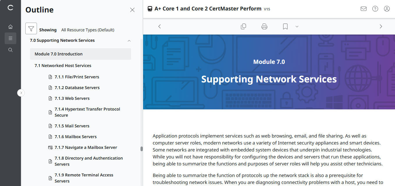 CompTIA A+ Core 1 &amp; 2 CertMaster Perform (V15) (4ヶ月アクセス) (🛒特別オファー)