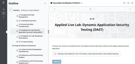 🛒Special Offer - CertMaster Perform for CompTIA SecurityX (CASP+) CAS-005  3-Month Access